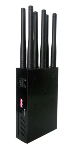 6 sávos (antennás) hordozható mobiltelefon (2G/GSM900/DCS1800, PHS, 3G/UMTS/WCDMA 900/2100, 4G/LTE 800/1800/2600 Band 3/7/20) és Wi-Fi (WiFi 2.4G) vagy GPS (L1) blokkoló / zavaró