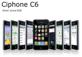 CiPhone - C6 iPhone klón (4 sávos, 3.5" érintőképernyő, 8 GB, Bluetooth, MP3 / MP4 lejátszás, WIFI, GPS, WM 6.1, Java)