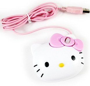 Hello Kitty egér (USB, optikai, 3D, 1200 dpi, Laptophoz, PC-khez)