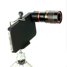 8x optikai zoom Teleszkóp + Tok + Állvány iPhone 4 / 4S - hez