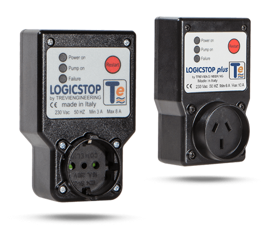 Logicstop Plus Szivattyú Motor védelem Vezérlés