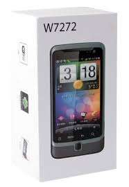 W7272 (Android 2.3, 3.5'' kapacitív multi-touch képernyő, WCDMA + 3G, Dual SIM, WiFi, GPS)
